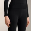 Pantalones acampanados sin costuras, de talle alto y súper cálidos
