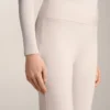 Pantalones acampanados sin costuras, de talle alto y súper cálidos