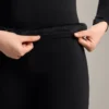 Pantalones acampanados sin costuras, de talle alto y súper cálidos