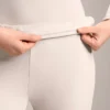 Pantalones acampanados sin costuras, de talle alto y súper cálidos