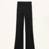 Pantalones acampanados sin costuras, de talle alto y súper cálidos