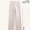 Pantalones acampanados sin costuras, de talle alto y súper cálidos