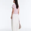Pantalones ajustados con pliegues 100 % algodón Pantalones ajustados con pliegues 100 % algodón