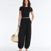 Pantalones bombachos 100 % cupro Pantalones bombachos 100 % cupro