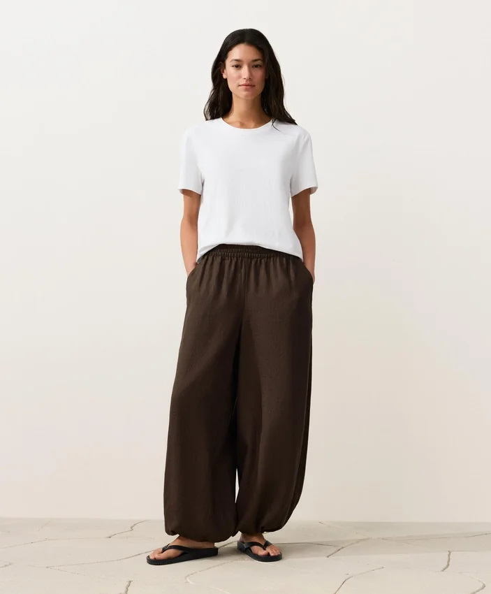 Pantalones bombachos 100 % lino Pantalones bombachos 100 % lino