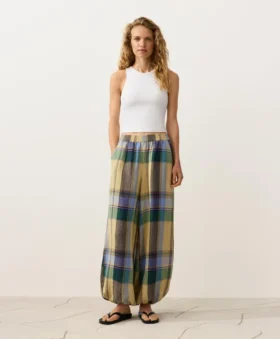 Pantalones bombachos 100 % lino