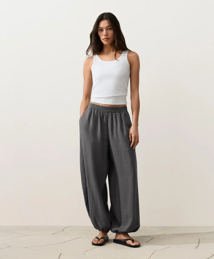 Pantalones bombachos 100 % lino Pantalones bombachos 100 % lino