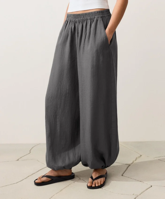 Pantalones bombachos 100 % lino Pantalones bombachos 100 % lino