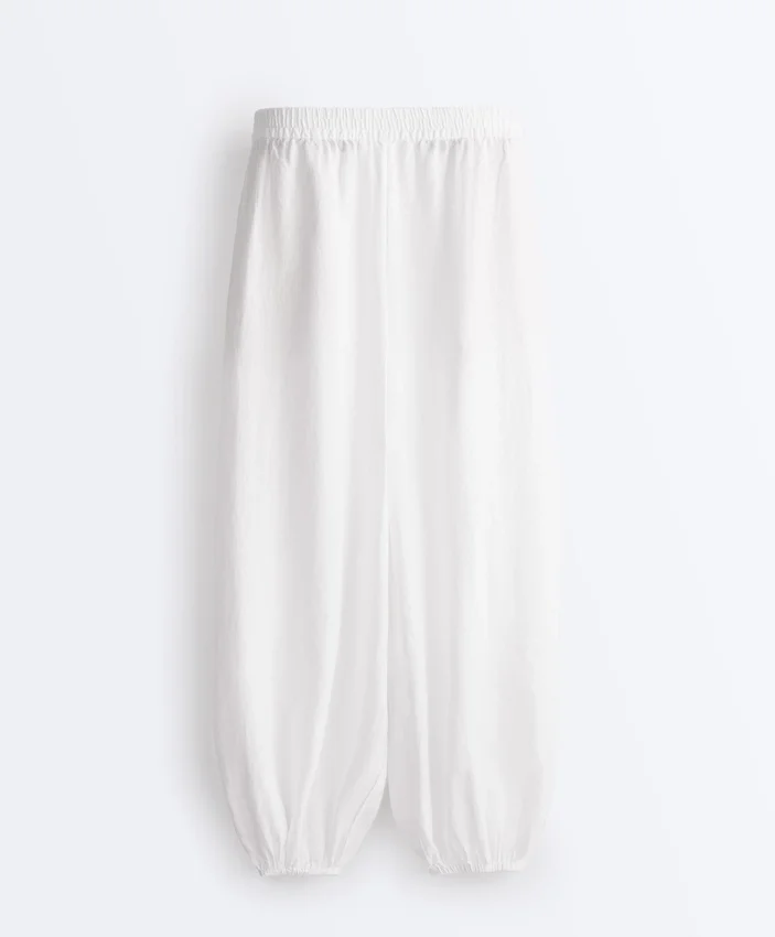 Pantalones bombachos 100 % lino Pantalones bombachos 100 % lino