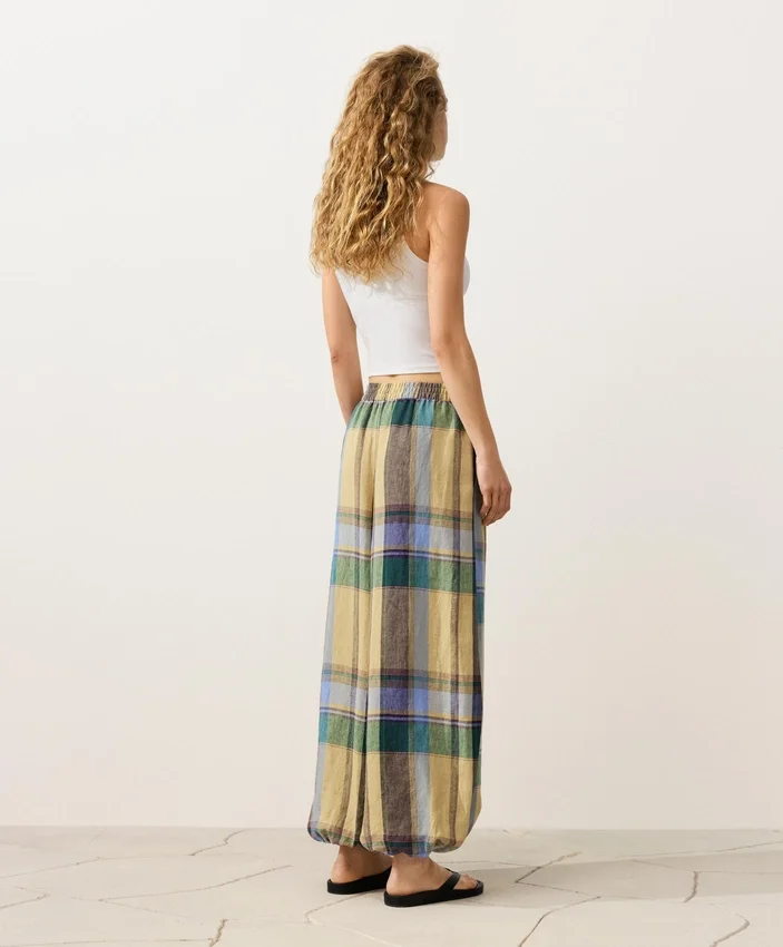Pantalones bombachos 100 % lino Pantalones bombachos 100 % lino