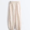Pantalones bombachos a rayas 100 % lino Pantalones bombachos a rayas 100 % lino
