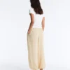 Pantalones bombachos a rayas de mezcla de modal Pantalones bombachos a rayas de mezcla de modal