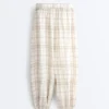 Pantalones bombachos de mezcla de lino y lyocell Pantalones bombachos de mezcla de lino y lyocell
