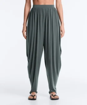 Pantalones bombachos de mezcla de modal