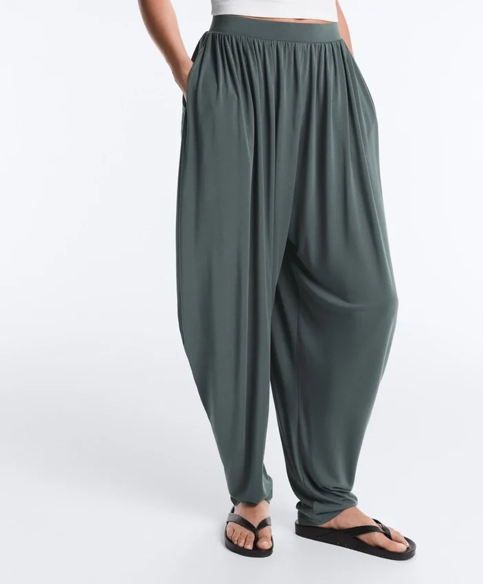 Pantalones bombachos de mezcla de modal Pantalones bombachos de mezcla de modal