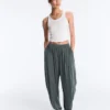 Pantalones bombachos de mezcla de modal Pantalones bombachos de mezcla de modal