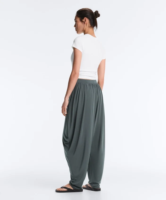 Pantalones bombachos de mezcla de modal Pantalones bombachos de mezcla de modal