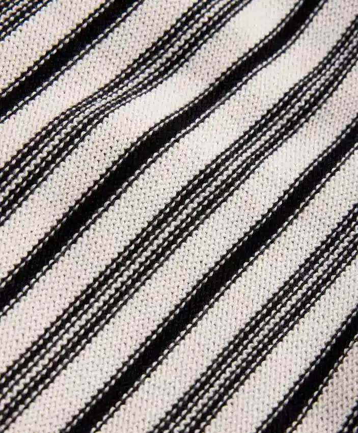Pantalones bombachos de punto a rayas Pantalones bombachos de punto a rayas
