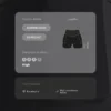 Pantalones cortos de 10 cm con cintura alta y bolsillos Compressive Pantalones cortos de 10 cm con cintura alta y bolsillos Compressive