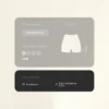 Pantalones cortos de 10 cm de Comfortlux con cintura alta y detalle calado Pantalones cortos de 10 cm de Comfortlux con cintura alta y detalle calado