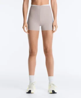 Pantalones cortos de cintura alta Compressive de 10 cm con contraste