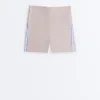 Pantalones cortos de cintura alta Compressive de 10 cm con contraste Pantalones cortos de cintura alta Compressive de 10 cm con contraste