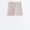 Pantalones cortos de cintura alta Compressive de 10 cm con contraste Pantalones cortos de cintura alta Compressive de 10 cm con contraste
