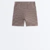Pantalones cortos de cuadros de 10 cm de Comfortlux con cintura alta Pantalones cortos de cuadros de 10 cm de Comfortlux con cintura alta