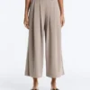 Pantalones cortos de pierna ancha Soft Touch con modal y pliegues Pantalones cortos de pierna ancha Soft Touch con modal y pliegues