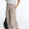 Pantalones cortos de pierna ancha Soft Touch con modal y pliegues Pantalones cortos de pierna ancha Soft Touch con modal y pliegues