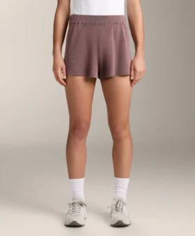 Pantalones cortos de punto lavado