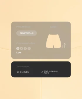 Pantalones cortos de talle alto Comfortlux de 10 cm