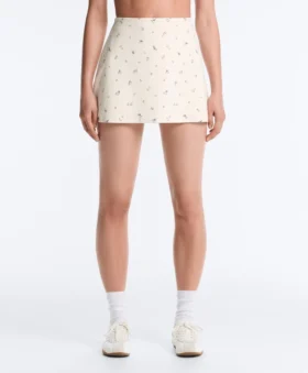 Pantalones cortos de talle alto con estampado floral Evermove