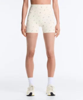 Pantalones cortos de talle alto Evermove de 10 cm con estampado floral