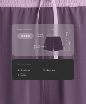 Pantalones cortos técnicos 2 en 1