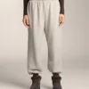 Pantalones de chándal de algodón de corte holgado Pantalones de chándal de algodón de corte holgado