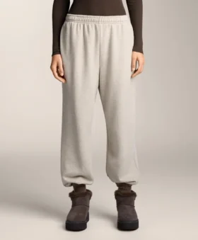 Pantalones de chándal de algodón de corte holgado