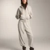 Chaqueta con capucha y mangas anchas de algodón Chaqueta con capucha y mangas anchas de algodón