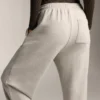 Pantalones de chándal de algodón de corte holgado Pantalones de chándal de algodón de corte holgado