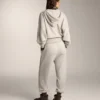 Chaqueta con capucha y mangas anchas de algodón Chaqueta con capucha y mangas anchas de algodón