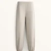 Pantalones de chándal de algodón de corte holgado Pantalones de chándal de algodón de corte holgado