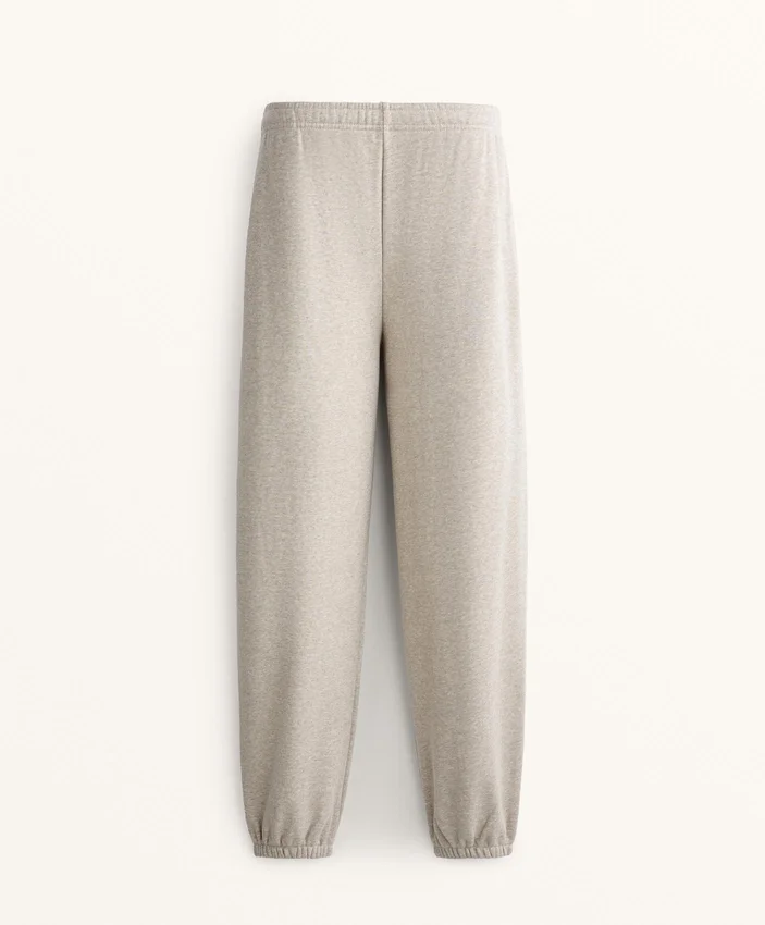 Pantalones de chándal de algodón de corte holgado Pantalones de chándal de algodón de corte holgado