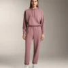 Sudadera con capucha de corte recto y modal cepillado