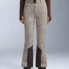Pantalones de esquí elásticos, acampanados y de talle alto, con estampado resistente al agua Pantalones de esquí elásticos, acampanados y de talle alto, con estampado resistente al agua