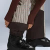 Pantalones de esquí elásticos, acampanados y de talle alto, con estampado resistente al agua Pantalones de esquí elásticos, acampanados y de talle alto, con estampado resistente al agua