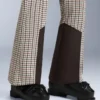 Pantalones de esquí elásticos, acampanados y de talle alto, con estampado resistente al agua Pantalones de esquí elásticos, acampanados y de talle alto, con estampado resistente al agua