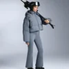 Chaqueta corta de esquí ligera, 80 % plumón y 20 % Minardi Piume, resistente al agua Chaqueta corta de esquí ligera, 80 % plumón y 20 % Minardi Piume, resistente al agua