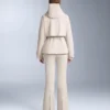 Pantalones de esquí elásticos, acampanados y de talle alto, resistentes al agua Pantalones de esquí elásticos, acampanados y de talle alto, resistentes al agua