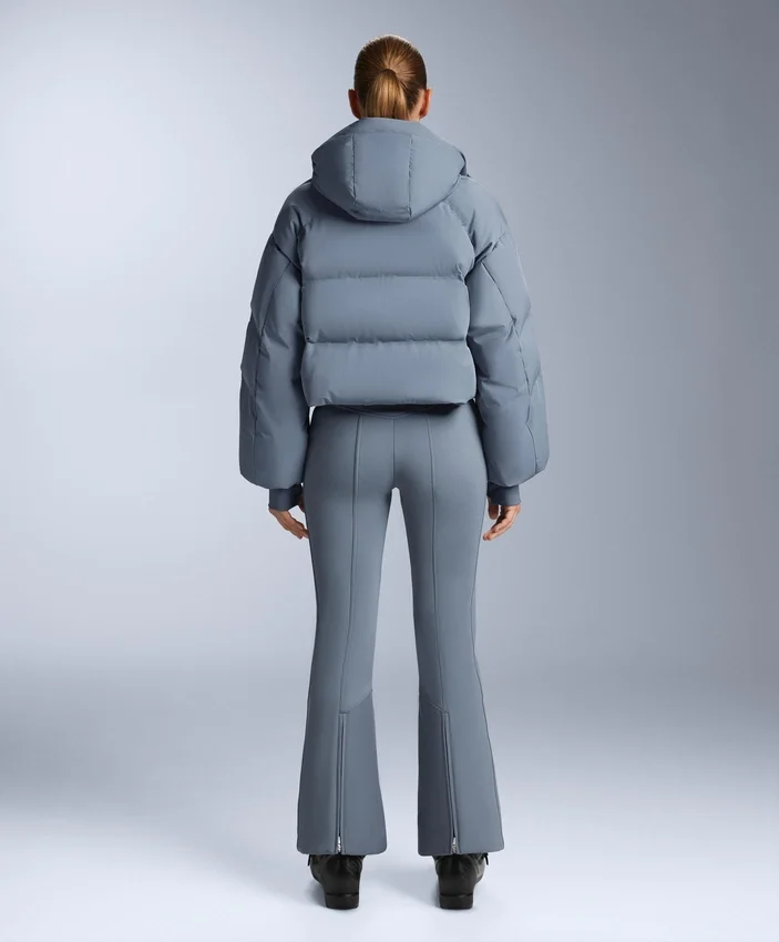 Chaqueta corta de esquí ligera, 80 % plumón y 20 % Minardi Piume, resistente al agua Chaqueta corta de esquí ligera, 80 % plumón y 20 % Minardi Piume, resistente al agua