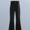 Pantalones de esquí elásticos, acampanados y de talle alto, resistentes al agua Pantalones de esquí elásticos, acampanados y de talle alto, resistentes al agua
